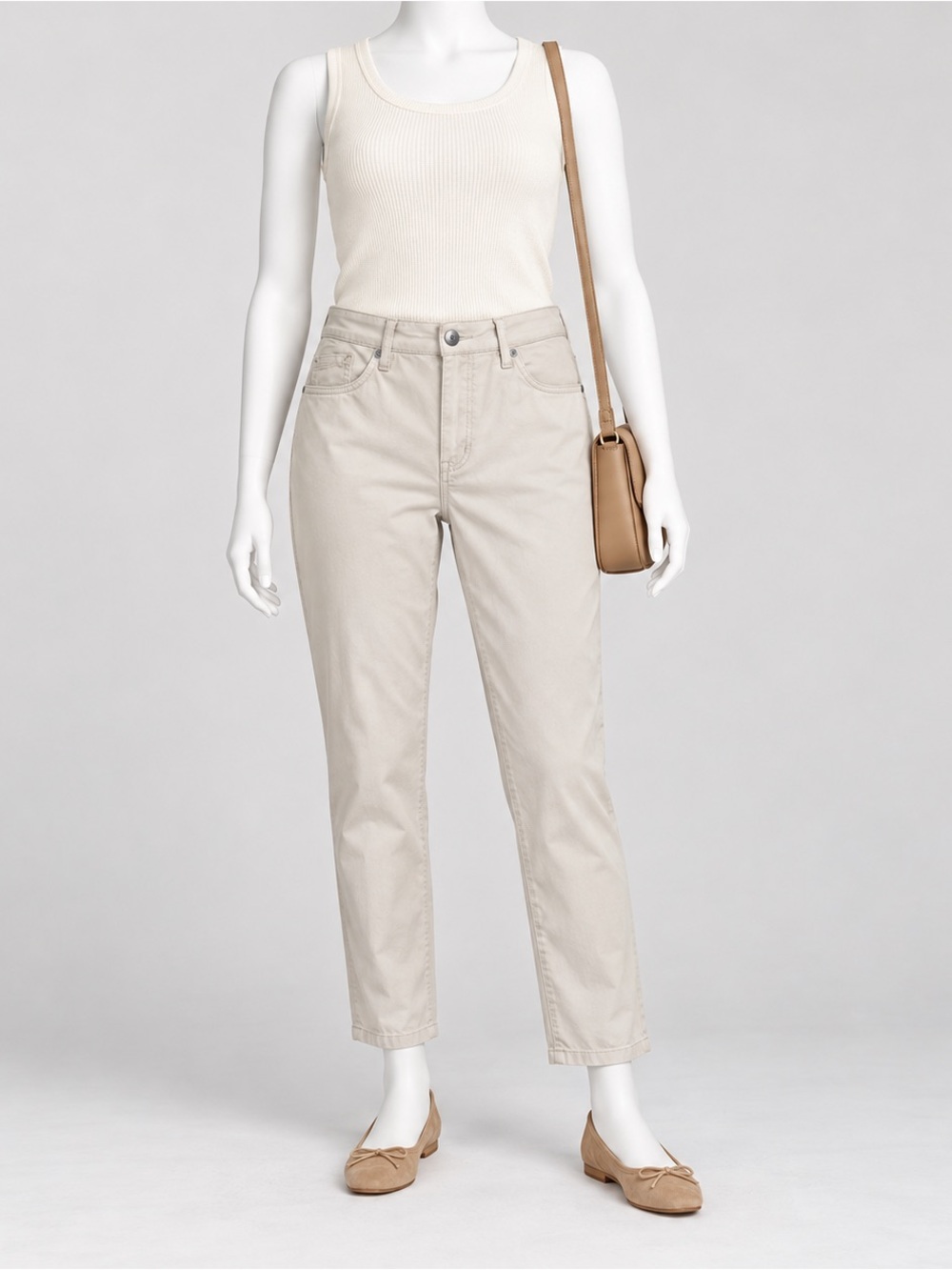 Tommy Bahama Boracay Beach High-Rise Ankle Jeans Size 6 Foggy Beach